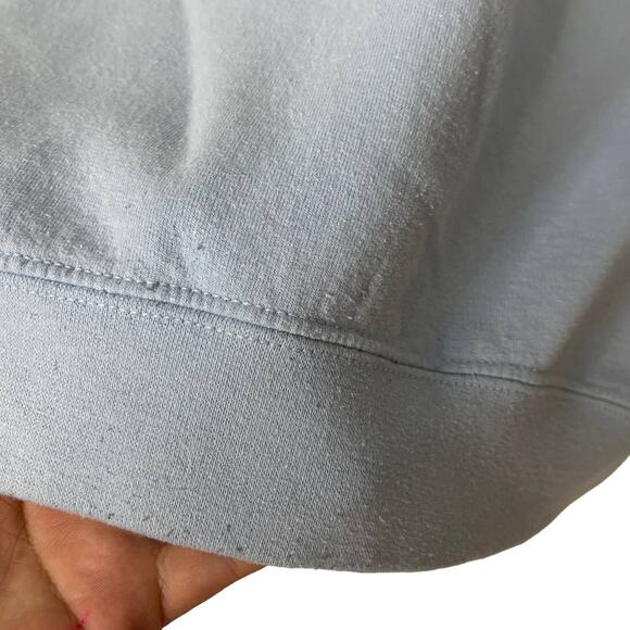 Silence + Noise Skeleton Flower Hoodie Sweatshirt Light Blue Size Medium - Picture 4 of 9